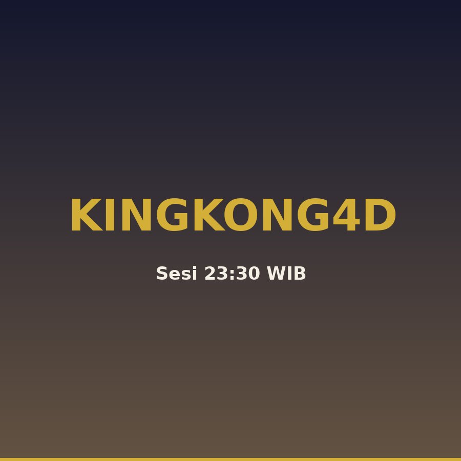 Colok Bebas Kingkong4D 23 Data king kong 4d 2025 result kingkong